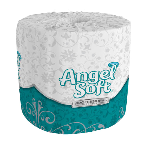 Angel Soft Professional Series Premium 2-Ply Embossed Toilet Paper, 450 Sheets Per Roll